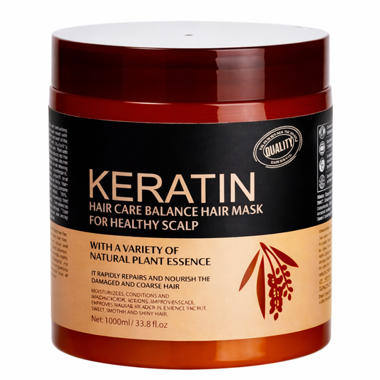Keratin Smooth Hair Mask – Anti-Frizz Repair (500 ml)
