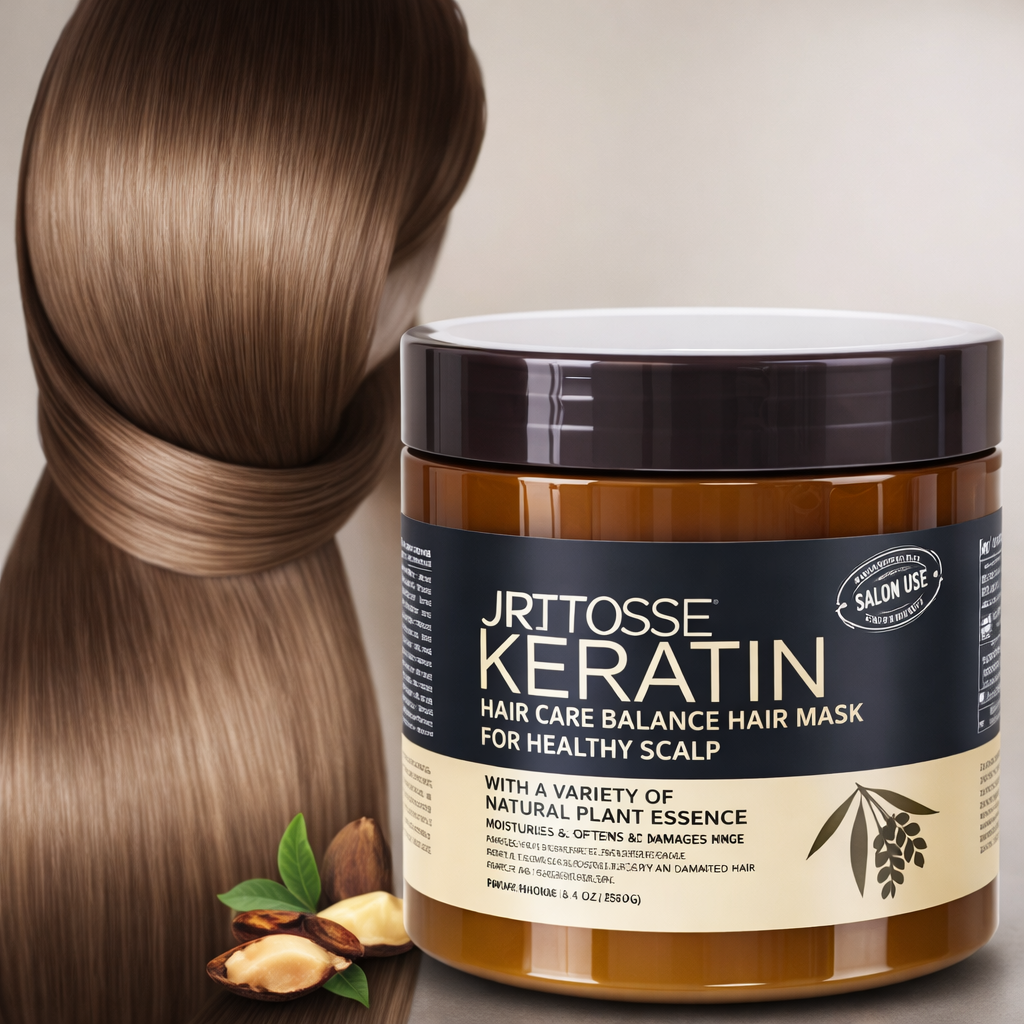 Keratin Smooth Hair Mask – Anti-Frizz Repair (500 ml)