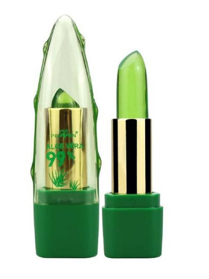 Aloe Vera Gel Color Changing Lipstick Gloss  Moisturizer Anti-drying Desalination Fine-grain Lip Blam Care - LuxeMingle
