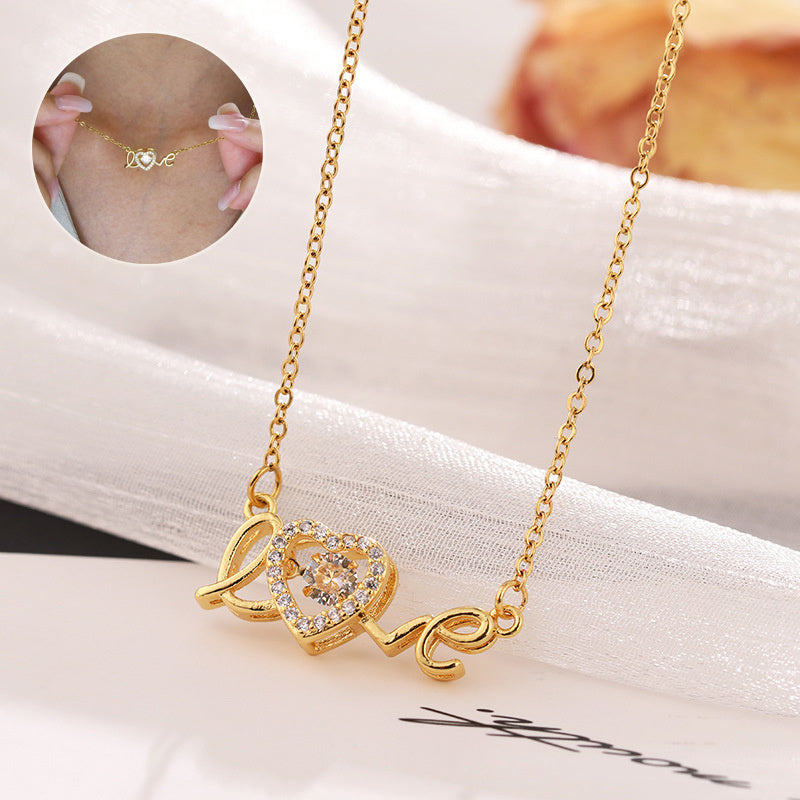 Titanium Steel Love Necklace - LuxeMingle