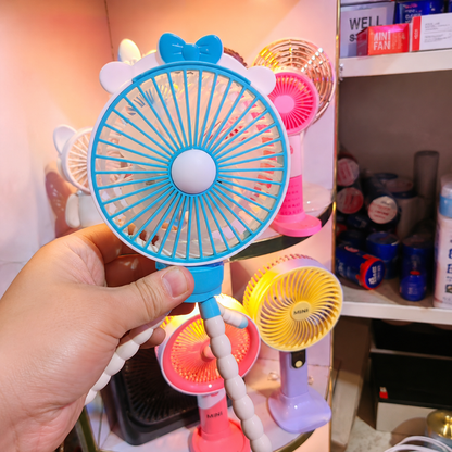 Portable Baby Stroller Fan 4000mAh Rechargeable Clip-On Mini Fan for Stroller, Car Seat & Crib